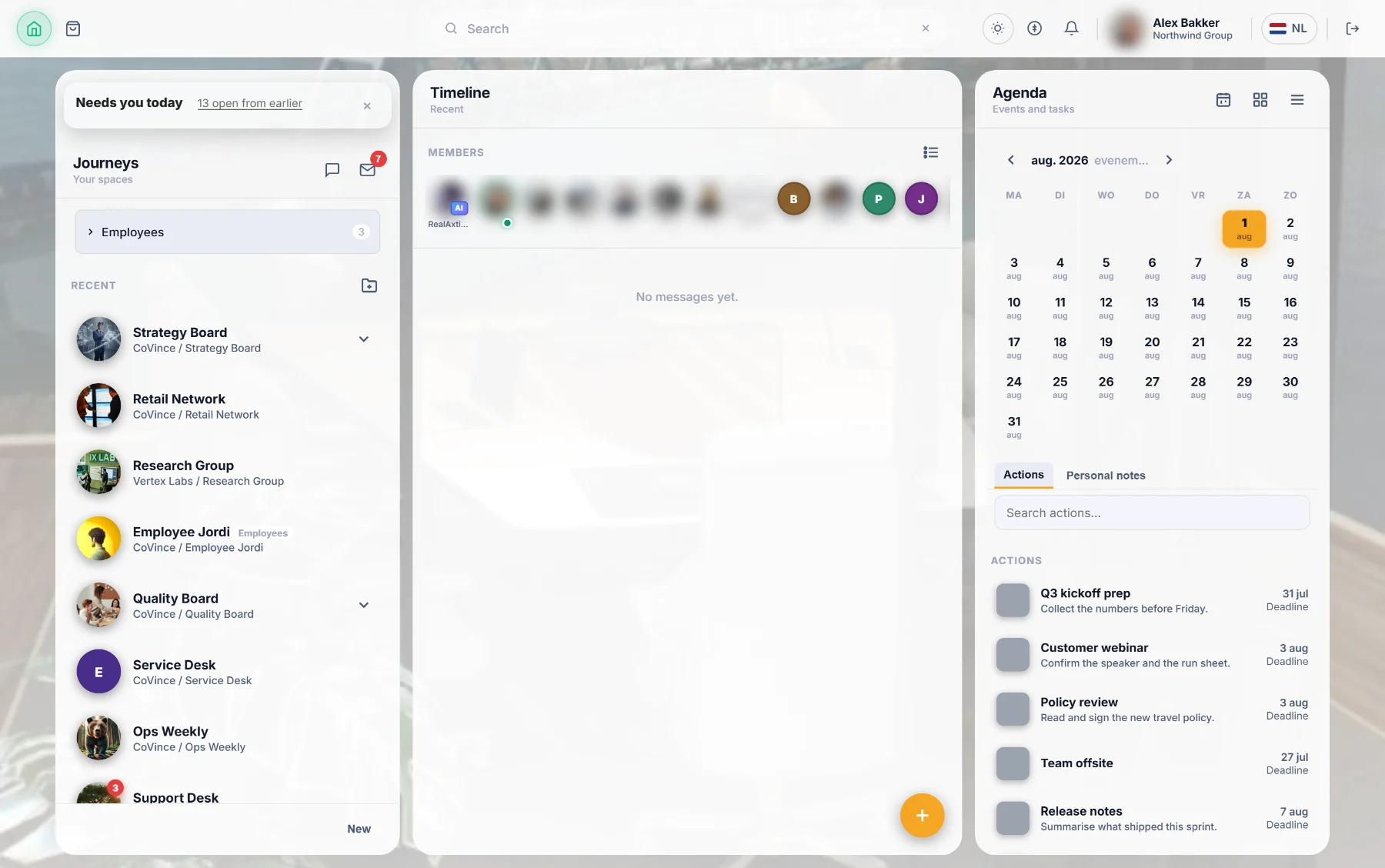 Dashboards en rapportage in CoVince